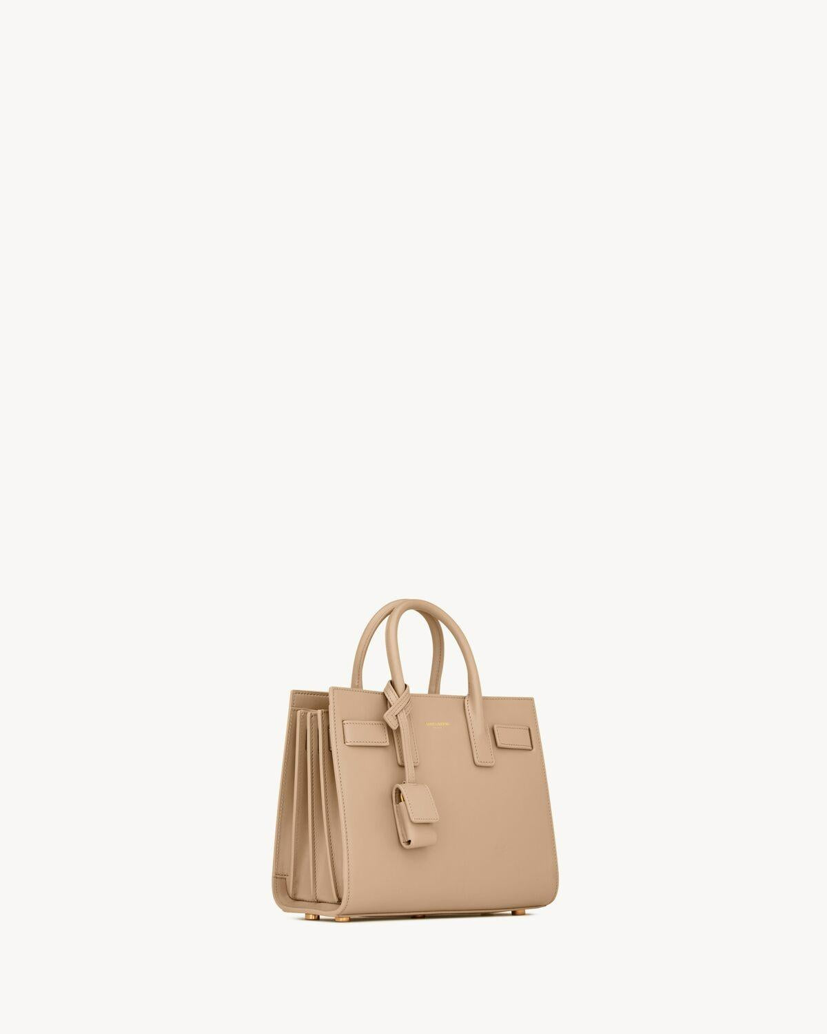 SAC DE JOUR IN SMOOTH LEATHER  NANO 392035 02G9W9295 SAINT LAURENT 