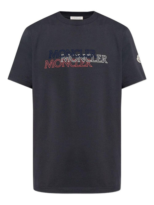 logo-printed cotton T-shirt K20918C00055 89AZ9778 MONCLER 