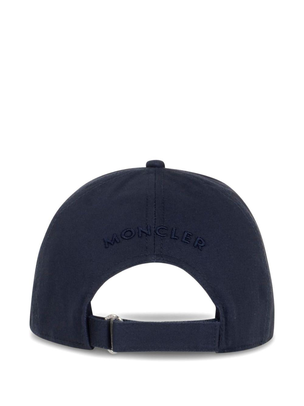 logo-patch cotton-gabardine baseball cap L10913B00048 04863778 MONCLER 
