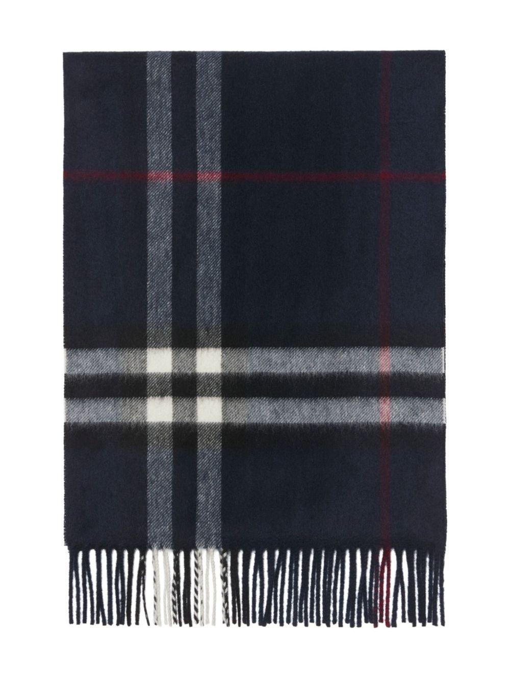 checked cashmere scarf 8112641 A1249 BURBERRY 