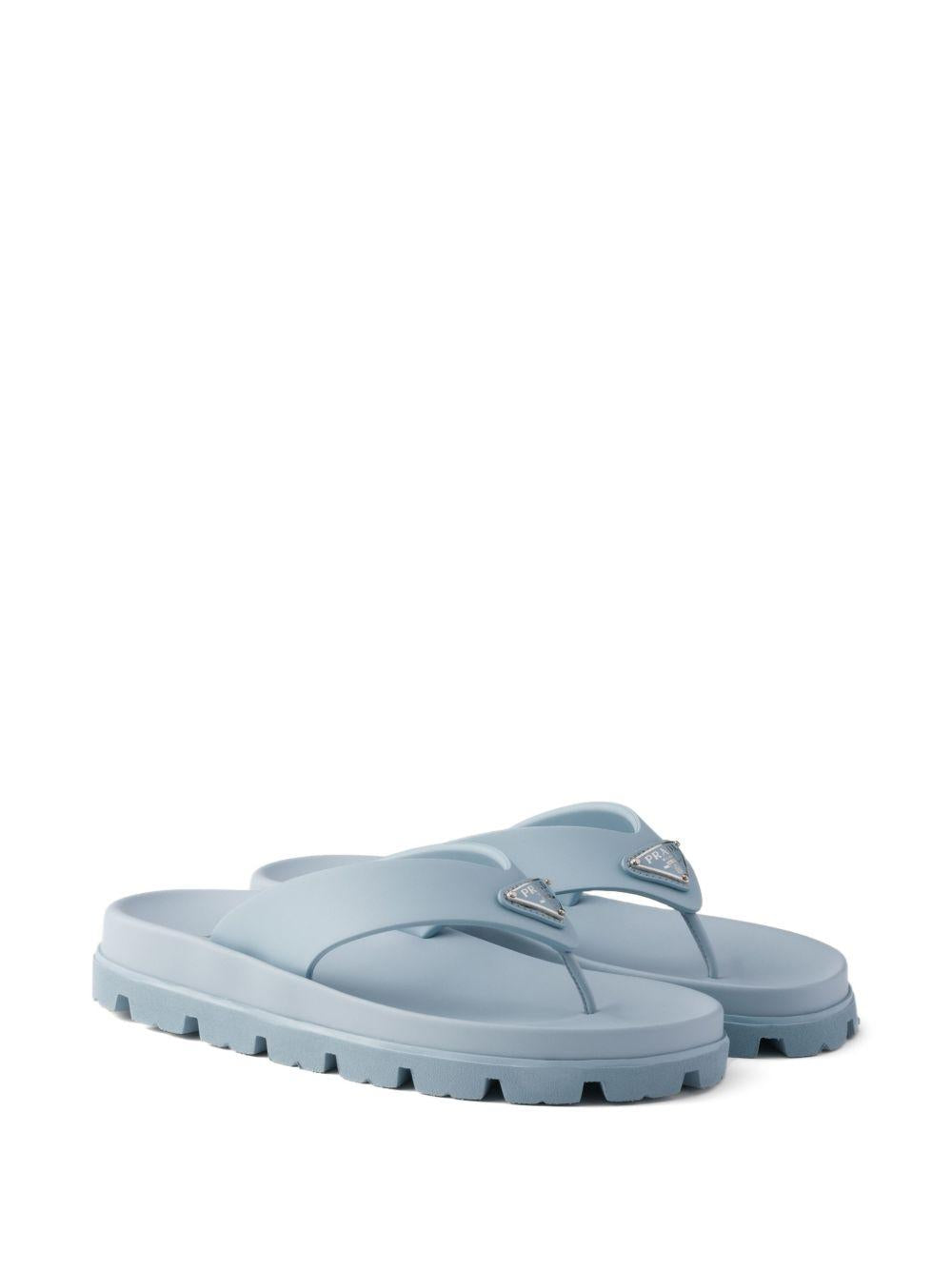 triangle flat sandals 1Y420N F 020 3LKKF0012 PRADA 