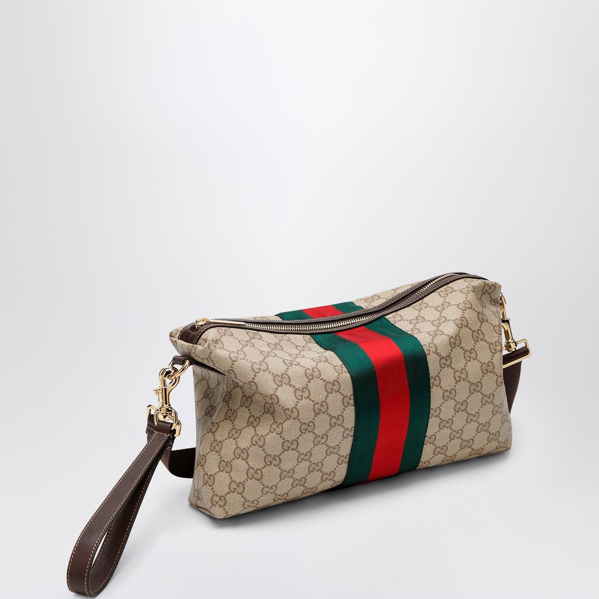 Medium GG crossbody bag with Web stripe A002KX FAF99 9646 GUCCI 