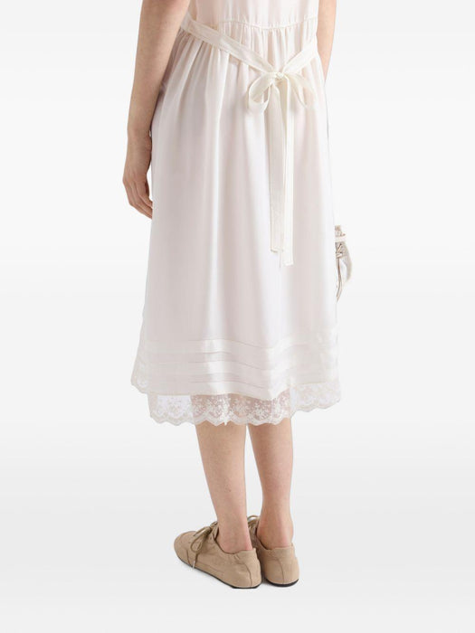 Embroidered old washed silk dress P3S53R S OOO 19ZLF0304 PRADA 