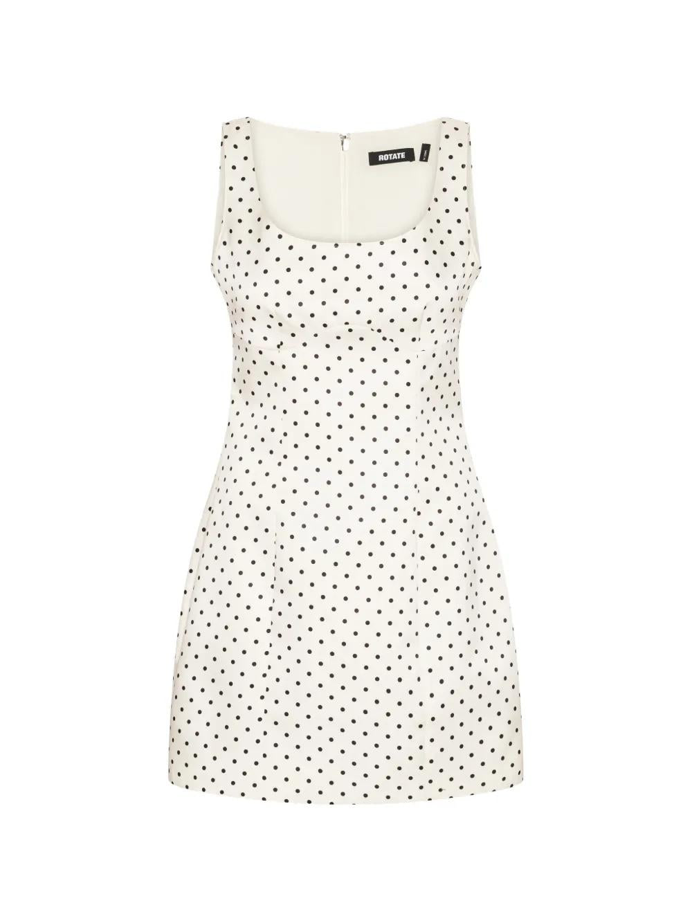 Polka dots mini dress 116526803  ROTATE 