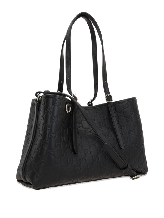 medium GG leather shoulder bag<BR/><BR/> 815214 AAFDV1000 GUCCI 