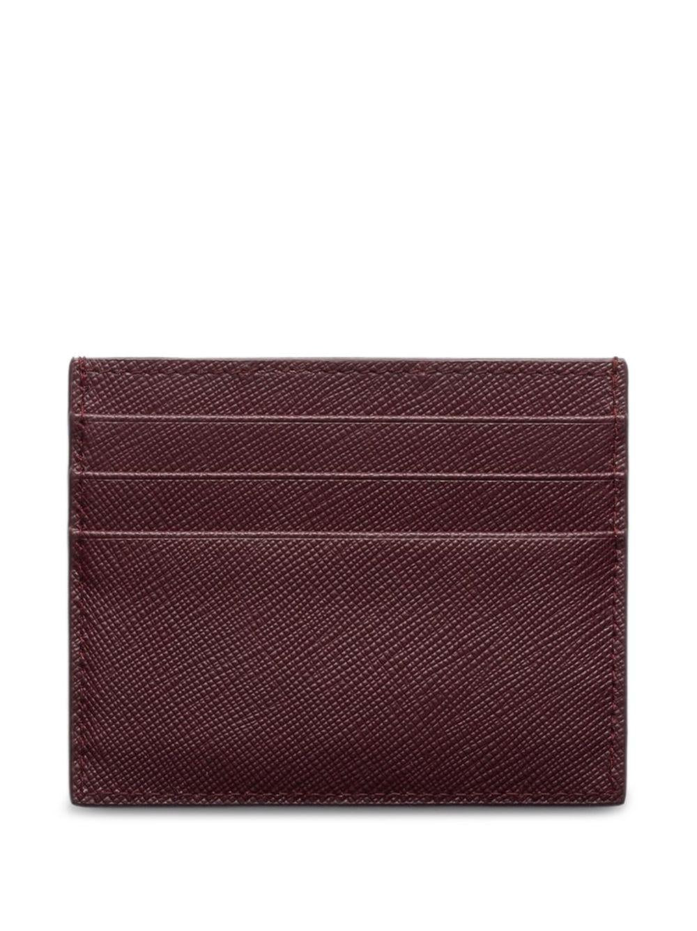 Saffiano leather card holder<BR/><BR/> 1MC025 QHHF0007 PRADA 