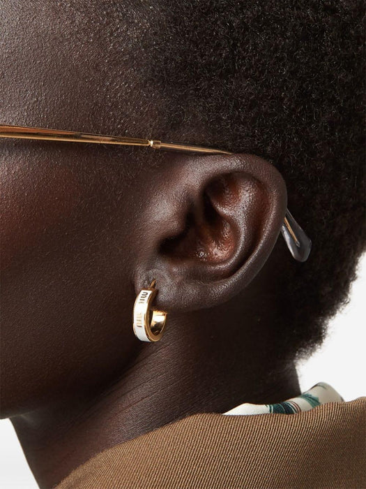 enamel hoop earrings 5IO103 2F6TF0009 MIU MIU 