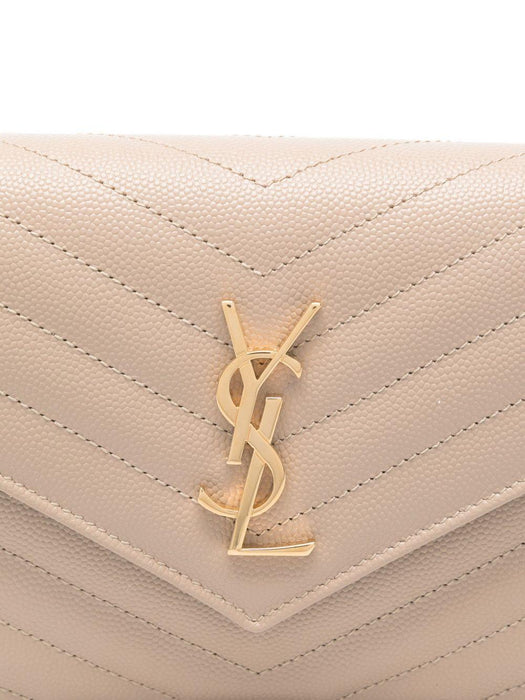 Cassandre chain-strap leather shoulder bag 857605 BOW012721 SAINT LAURENT 