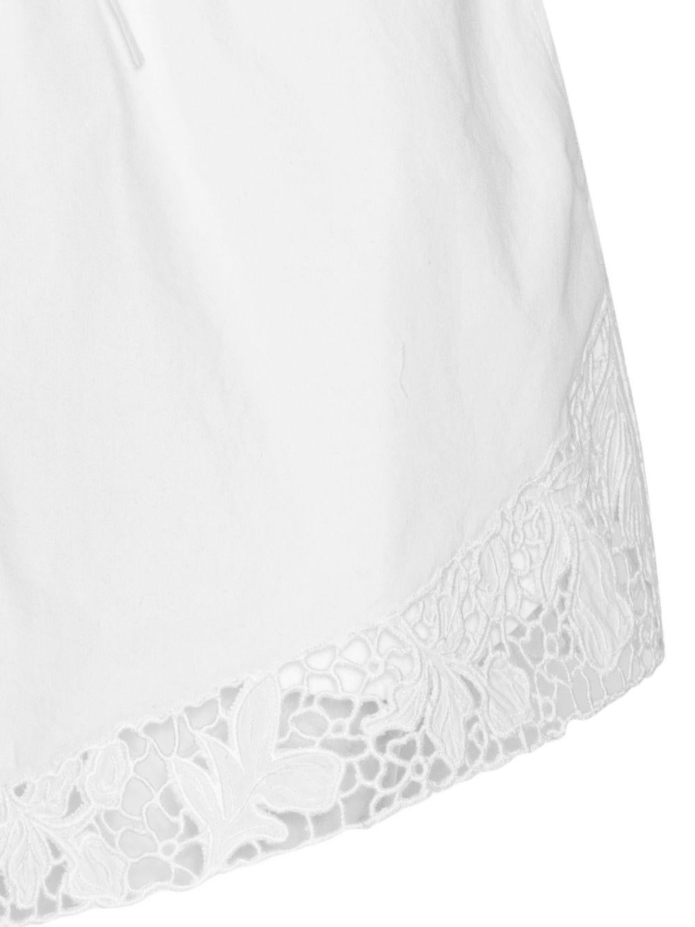 Drawstring Shorts Bright White 116281400  ROTATE 
