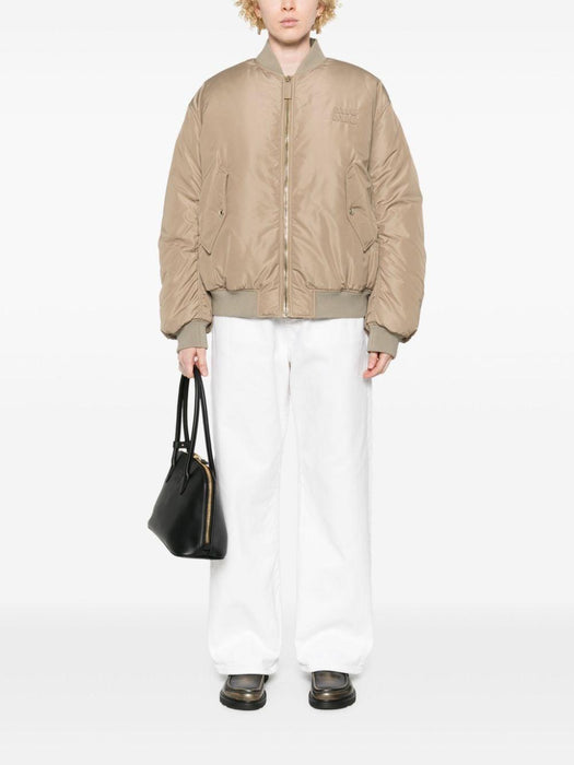 logo-patch bomber jacket ML1071 S OOO 13FRF0572 MIU MIU 