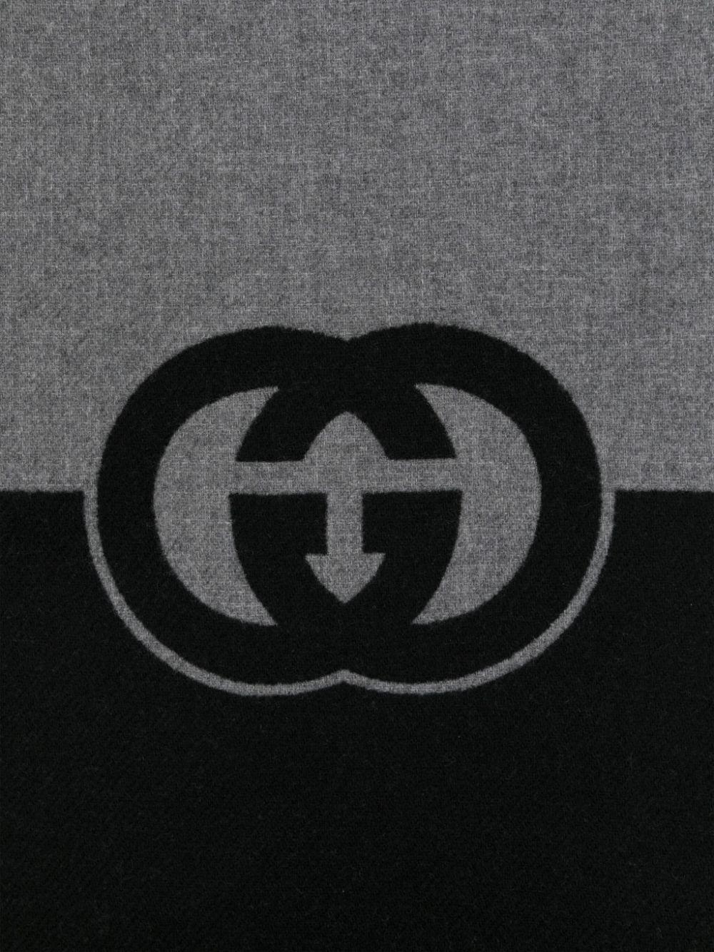 Interlocking G knitted scarf 715497 4GAAA1360 GUCCI 