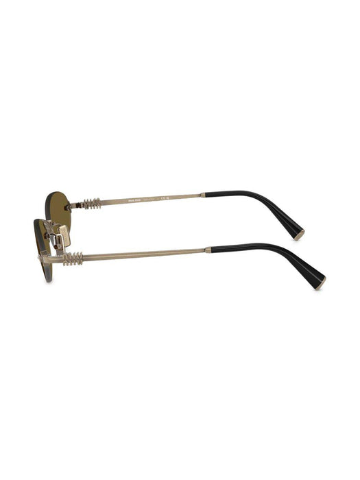 oval-frame sunglasses 400-MU A54S 26C09Z 51  MIU MIU 