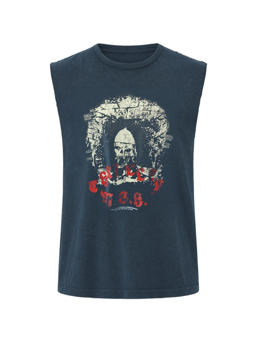 THRILLER NIGHT CUT OFF TEE 1U002Q1010VBK VINTAGE BLACK PALY HOLLYWOOD 