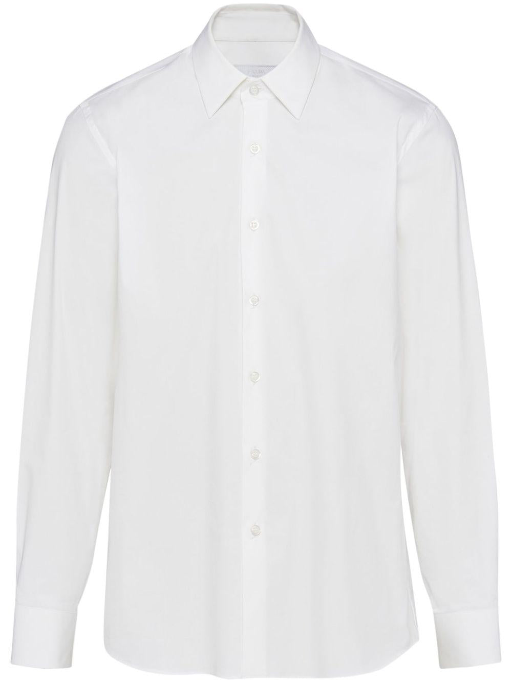long-sleeve cotton shirt UCM608 S OOO 10HTF0009 PRADA 