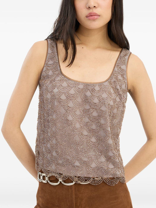 sequin-embellished top 1156361256 1256 ROTATE 