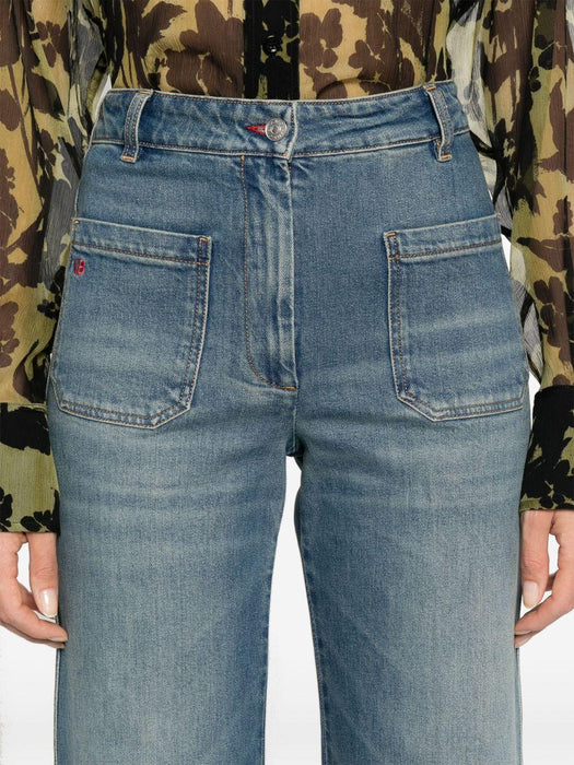 logo-patch jeans 1325DJE005218U 7667 VICTORIA BECKHAM 
