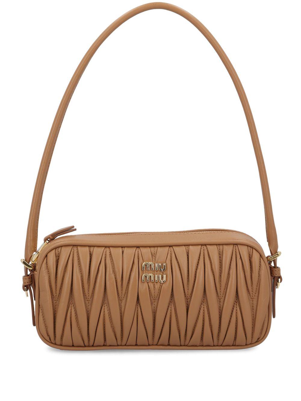 quilted-leather shoulder bag 5NE024 AFPPF098L MIU MIU 