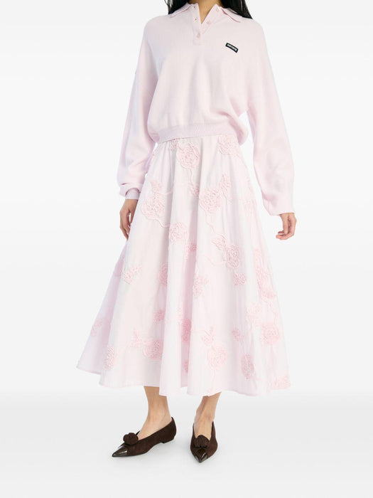 flower midi skirt 1151001809 1809 ROTATE 