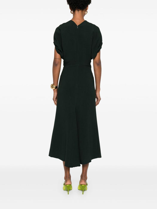 V-neck midi dress 1325WDR006381A 9453 VICTORIA BECKHAM 