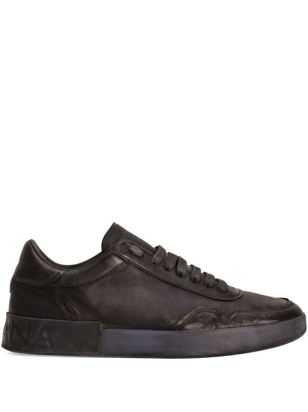 Portofino leather lace-up sneakers CS2378 AW46780999 DOLCE & GABBANA 