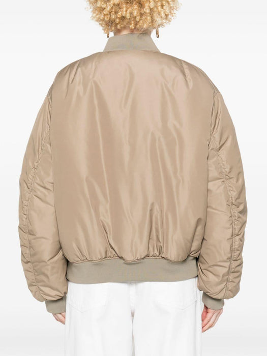 logo-patch bomber jacket ML1071 S OOO 13FRF0572 MIU MIU 