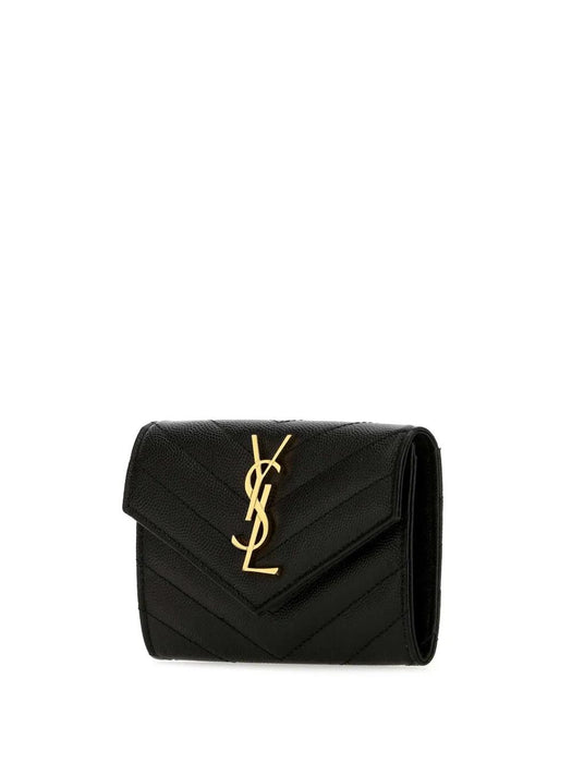 Cassandre Matelassé Small Envelope Wallet 414404 BOW011000 SAINT LAURENT 
