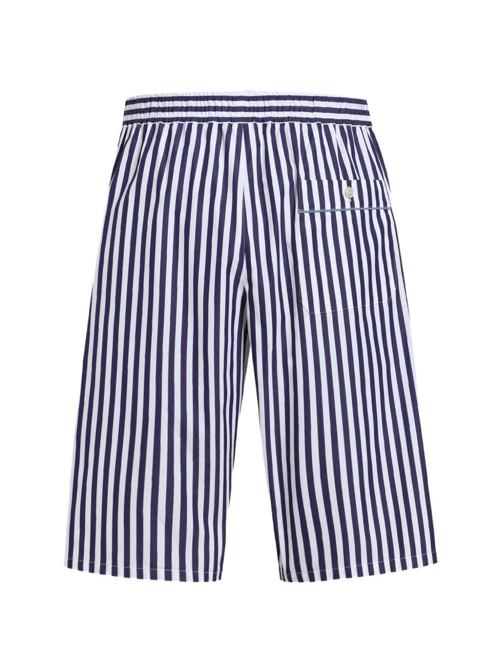 striped poplin vanity bermuda shorts GV5MAT FR52GS8056 DOLCE & GABBANA 