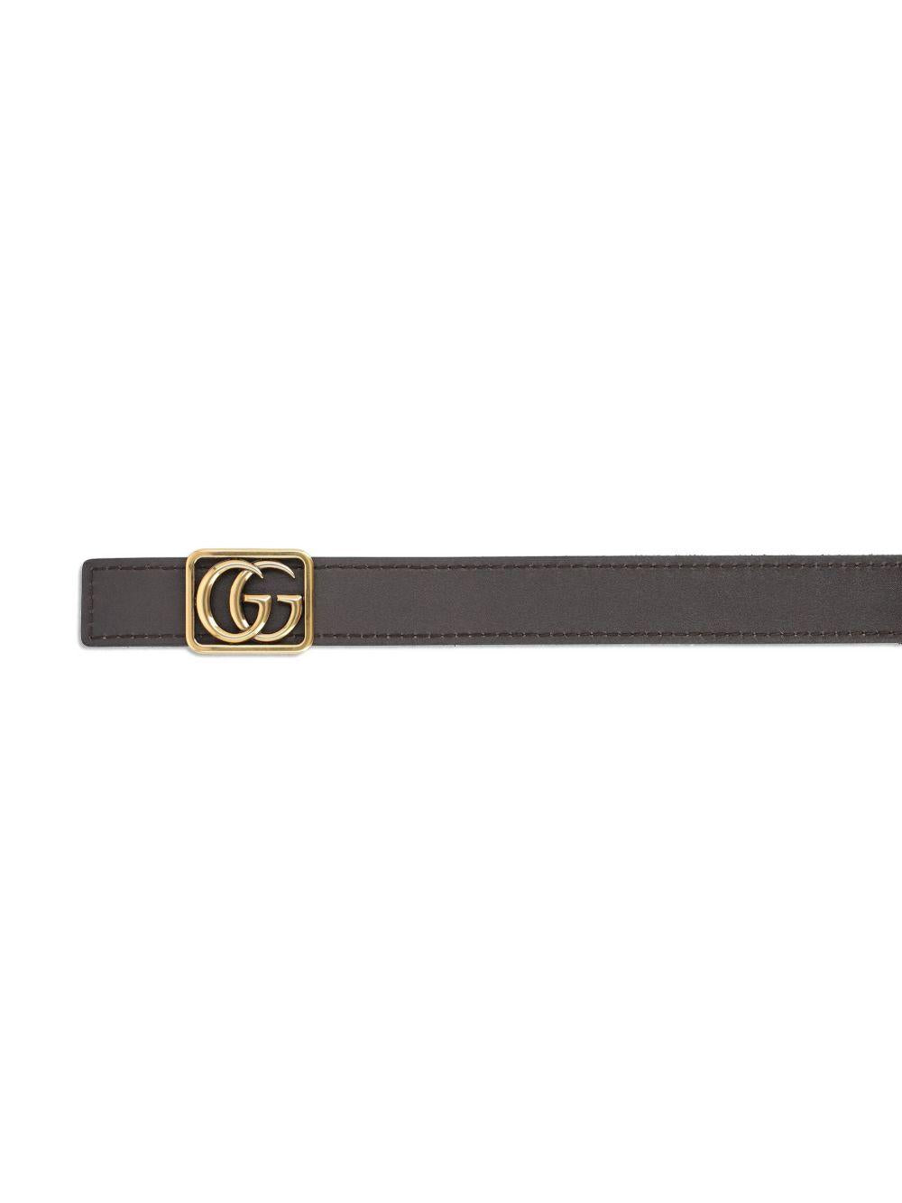 double G buckle belt 854724 CAABE2141 GUCCI 
