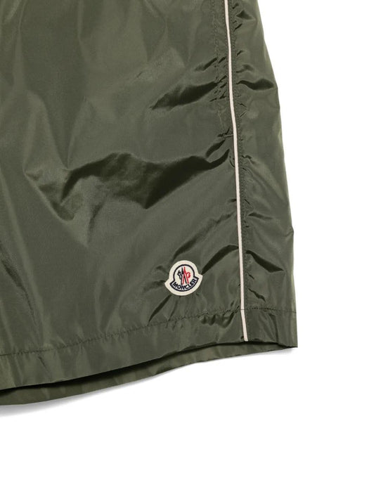 logo-patch drawstring-waist swim shorts L10912C00011 5985M816 MONCLER 