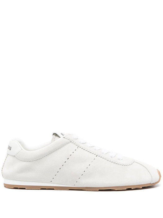 suede lace-up sneakers 5E114E F 005 054F0009 MIU MIU 