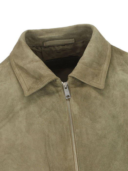 zip fastening lambskin jacket UPW609 S OOO 18OMF0092 PRADA 