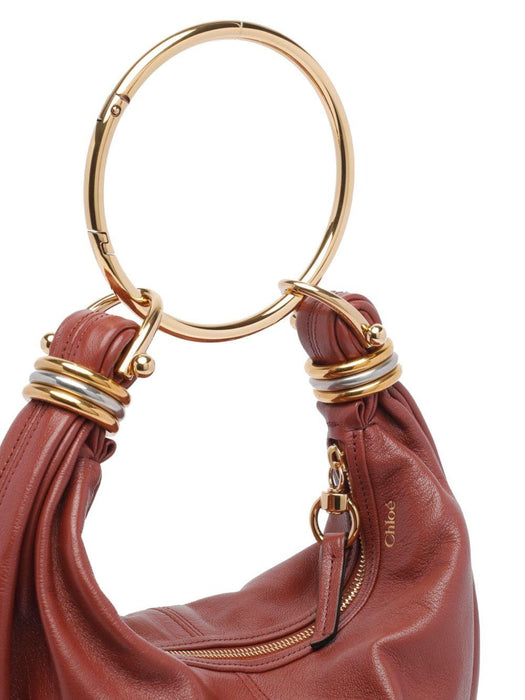small bracelet calfskin tote bag 25AS611O37 6AW CHLOÉ 
