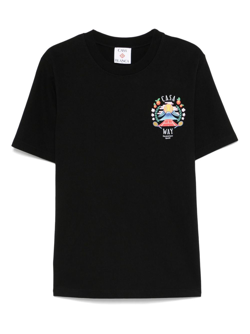 Casa Way T-shirt MPF25-JTS-001-09 CASA WAY MOUNTAIN CASABLANCA 