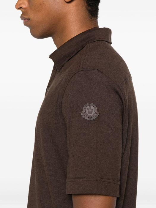 logo-patch polo shirt<BR/><BR/> K20918A00008 89B4P259 MONCLER 