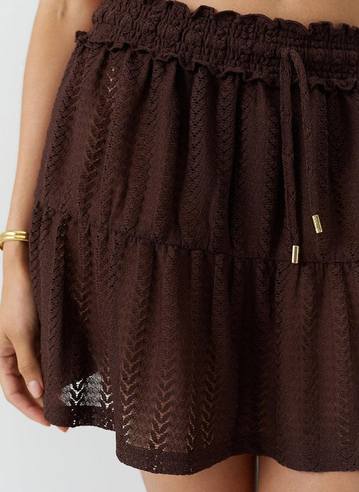 Dune Brown Skirt DUNE CR BRWN MELISSA ODABASH 