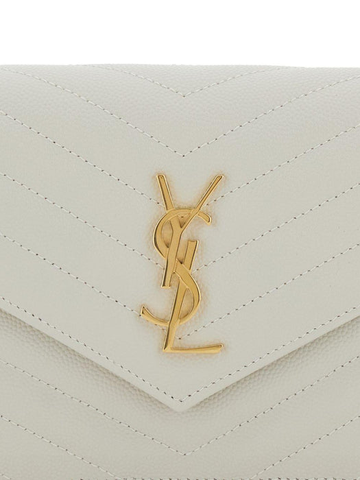 Cassandre Envelope chevron chain shoulder bag 857605 BOW019207 SAINT LAURENT 