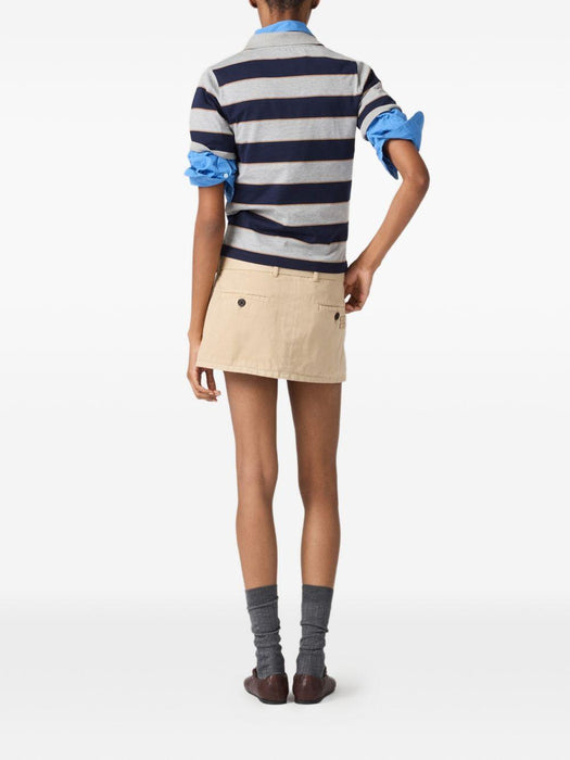 welt-pocket mini skirt MG2637 S OOO 19EKF0006 MIU MIU 