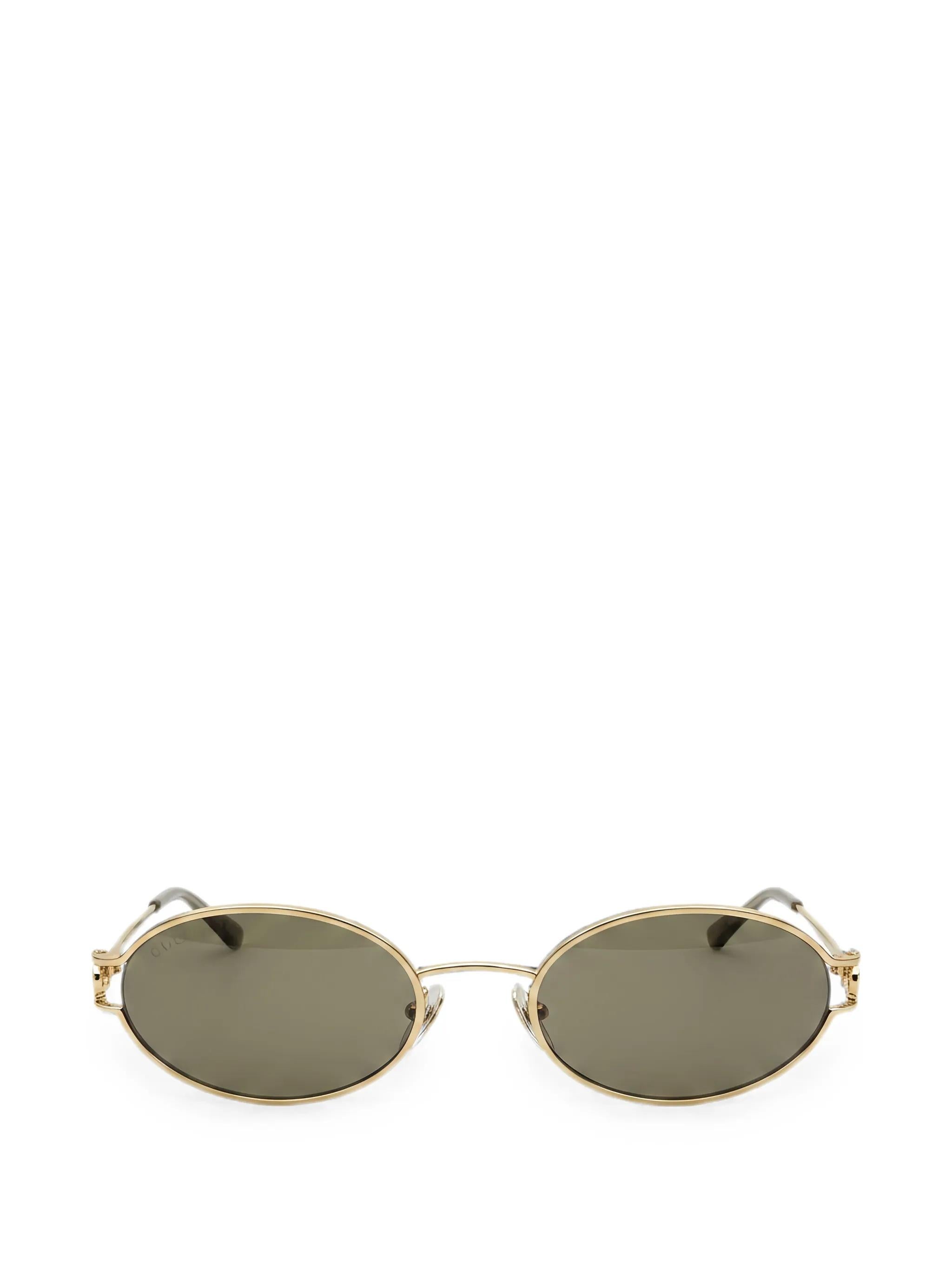 Oval-frame sunglasses A000QB I3330 8026 GUCCI 