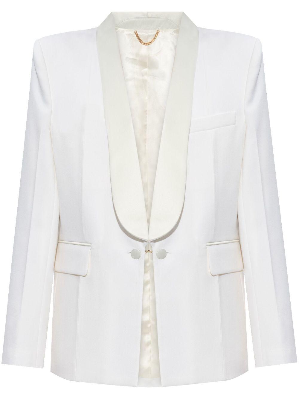 shawl-collar blazer 1125WJK006060A IVORY 3 VICTORIA BECKHAM 