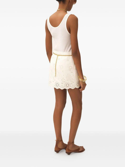 broderie-anglaise skirt 25AJH12176 101 CHLOÉ 