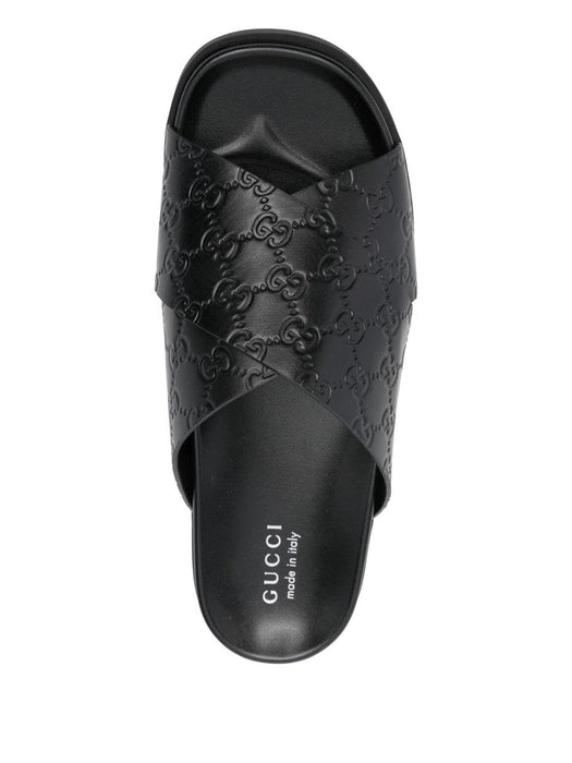 Interlocking-G criss-cross flat sandals 834940 AADMJ1000 GUCCI 