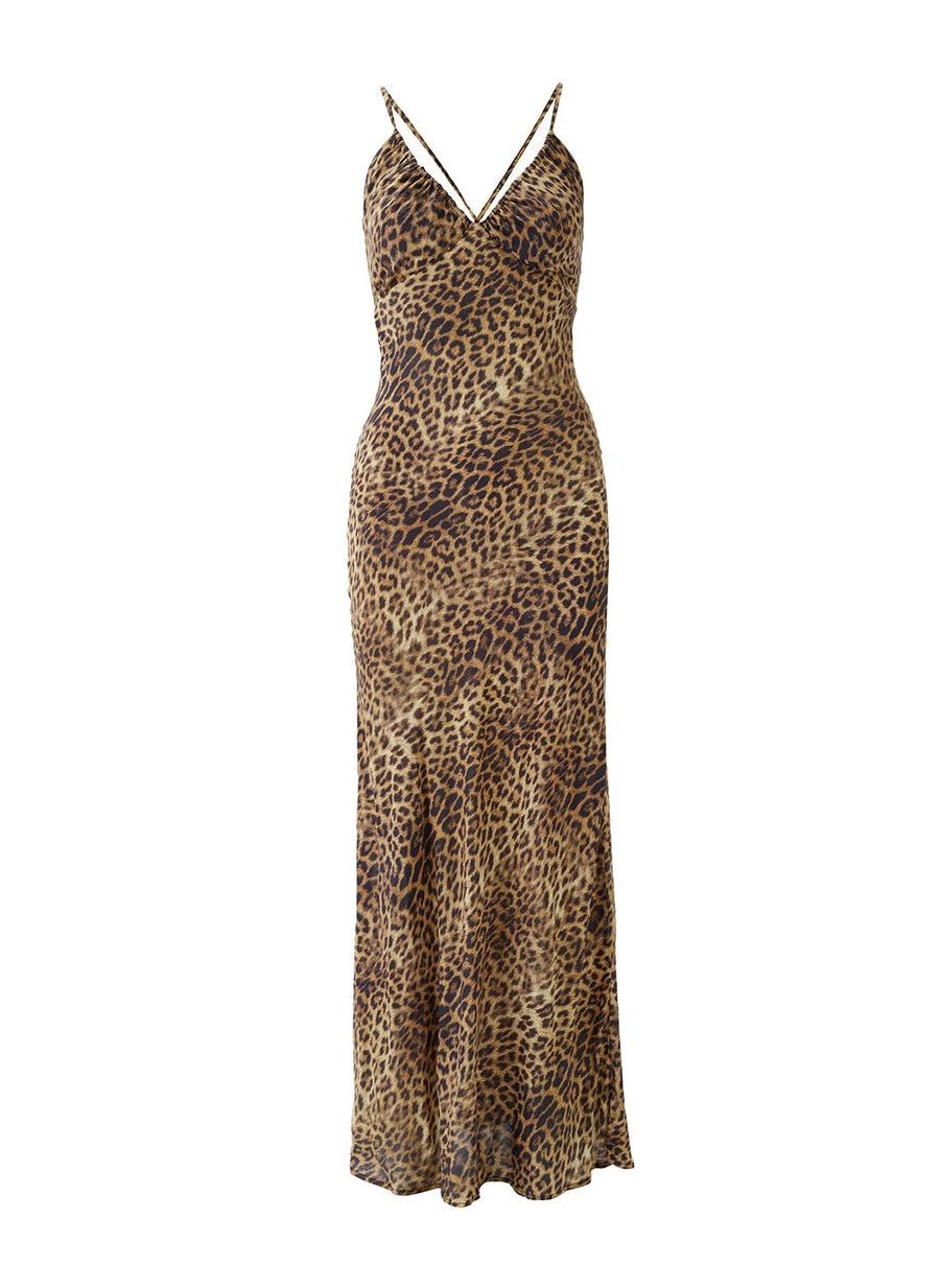 Jacey Cheetah Dress JACEY CR CHTH MELISSA ODABASH 