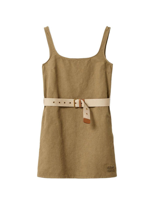 mini scoop-neck dress MF6181 S OOO 19EKF0241 MIU MIU 