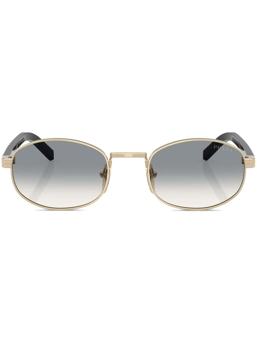 oval-frame sunglasses 400-PR B53S ZVN02C 49  PRADA 
