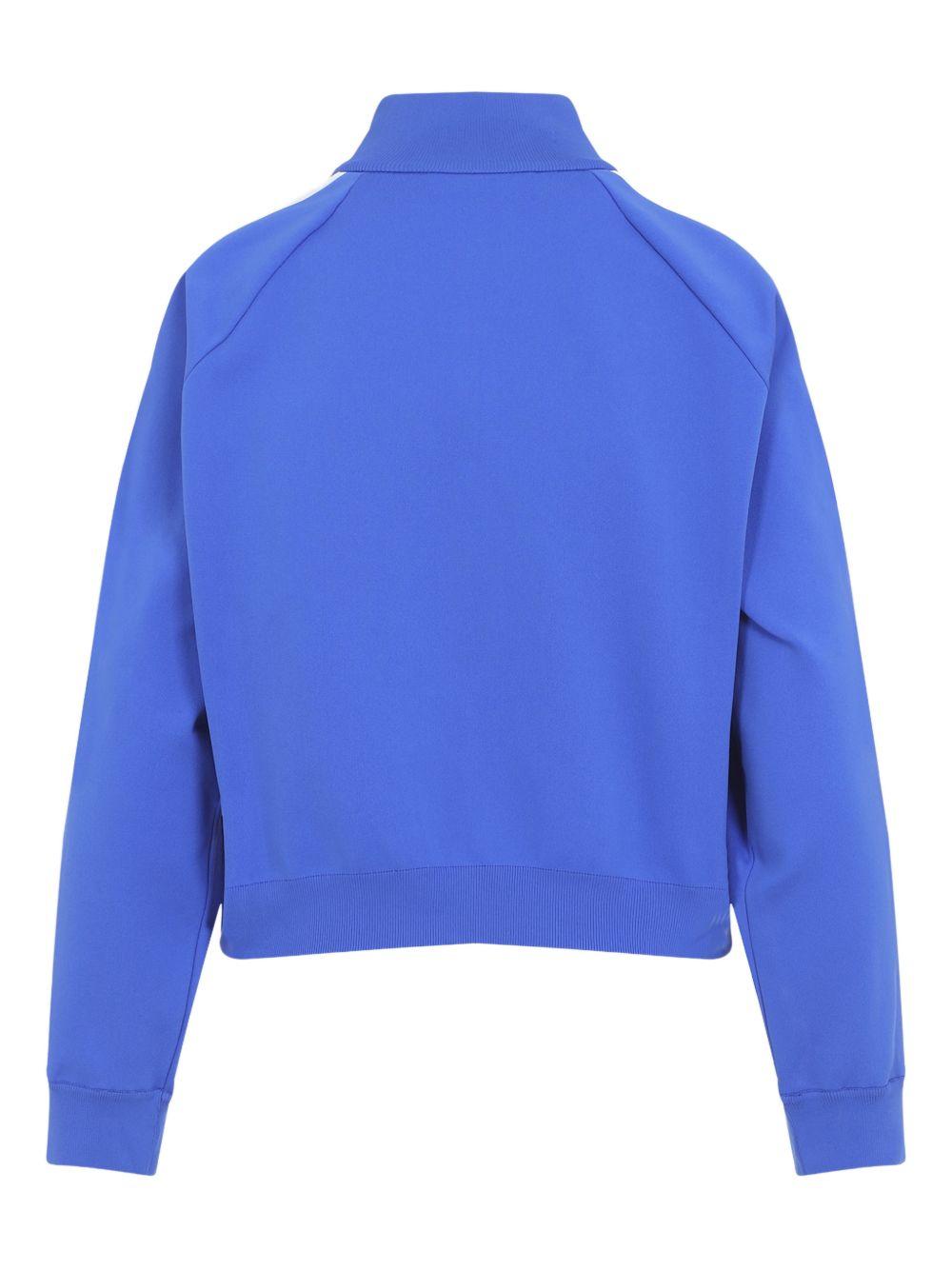 stripe zip-fastening sweatshirt MMF00V S OOO 148OF0Q0U MIU MIU 