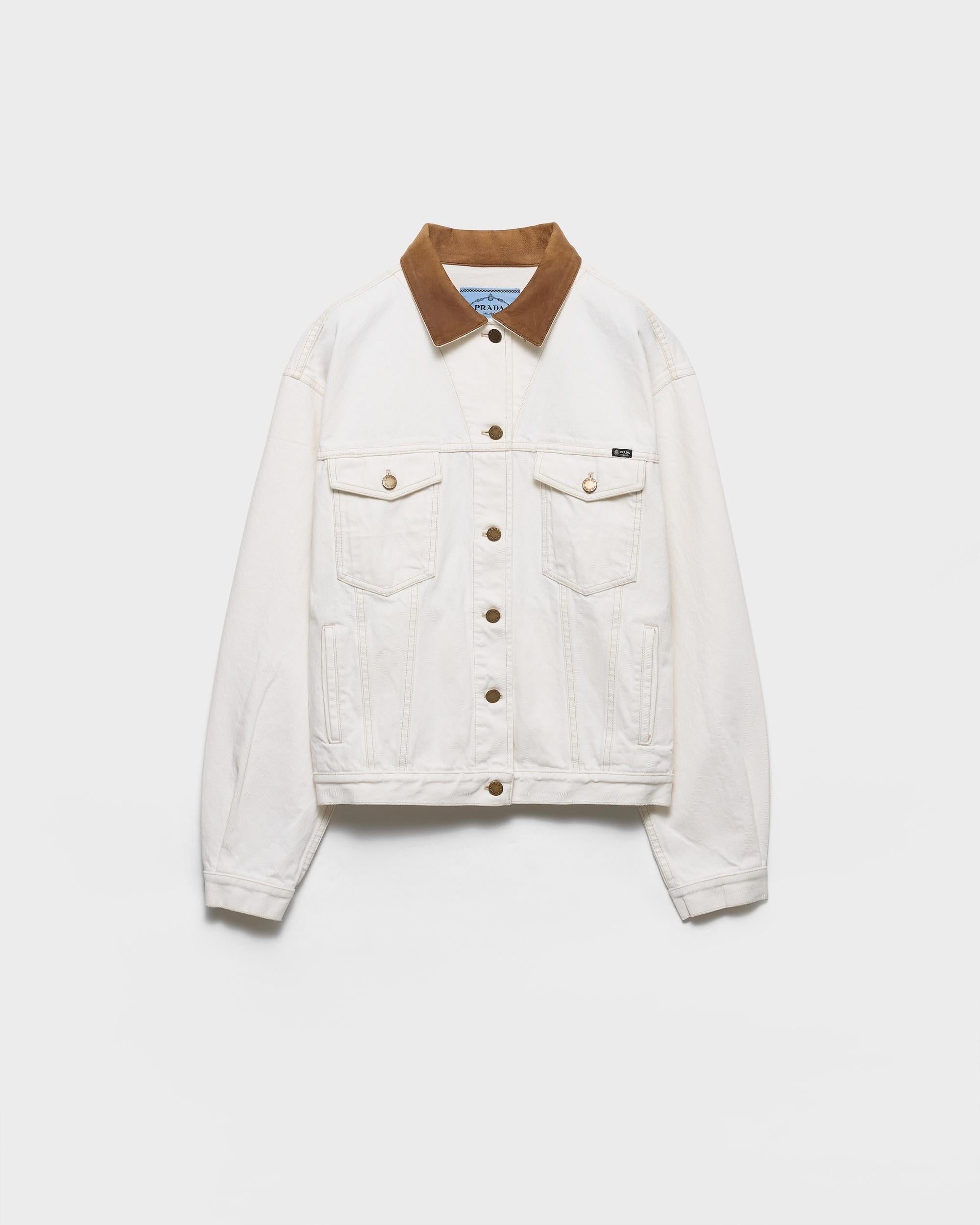 Old denim blouson jacket GFB347 S OOO 1954F01CD PRADA 