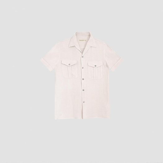 Terra Linen Ivory Classic Shirt ANDREAS TERRALINENIVORY TRUE TRIBE 