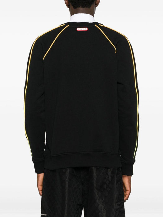 logo-appliqué sweatshirt M-AW25-JTP-437-01 BLACK CASABLANCA 
