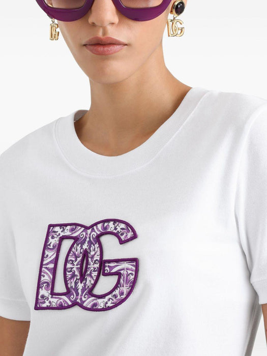 logo-appliqué cotton t-shirt F8N08Z GDC6UW0800 DOLCE & GABBANA 