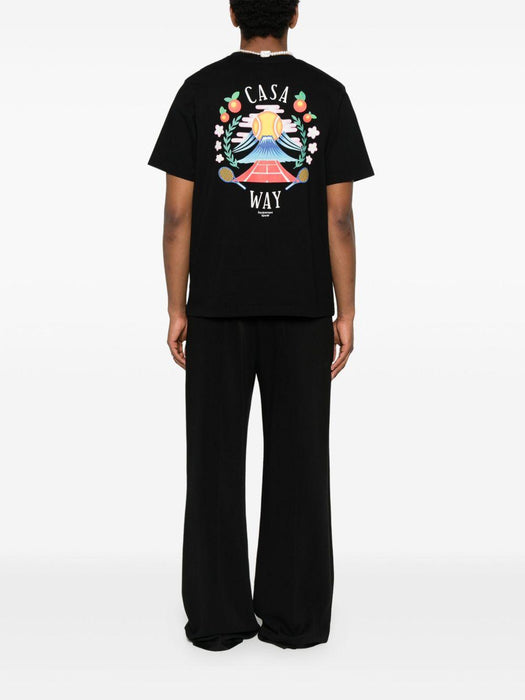 Casa Way T-shirt MPF25-JTS-001-09 CASA WAY MOUNTAIN CASABLANCA 